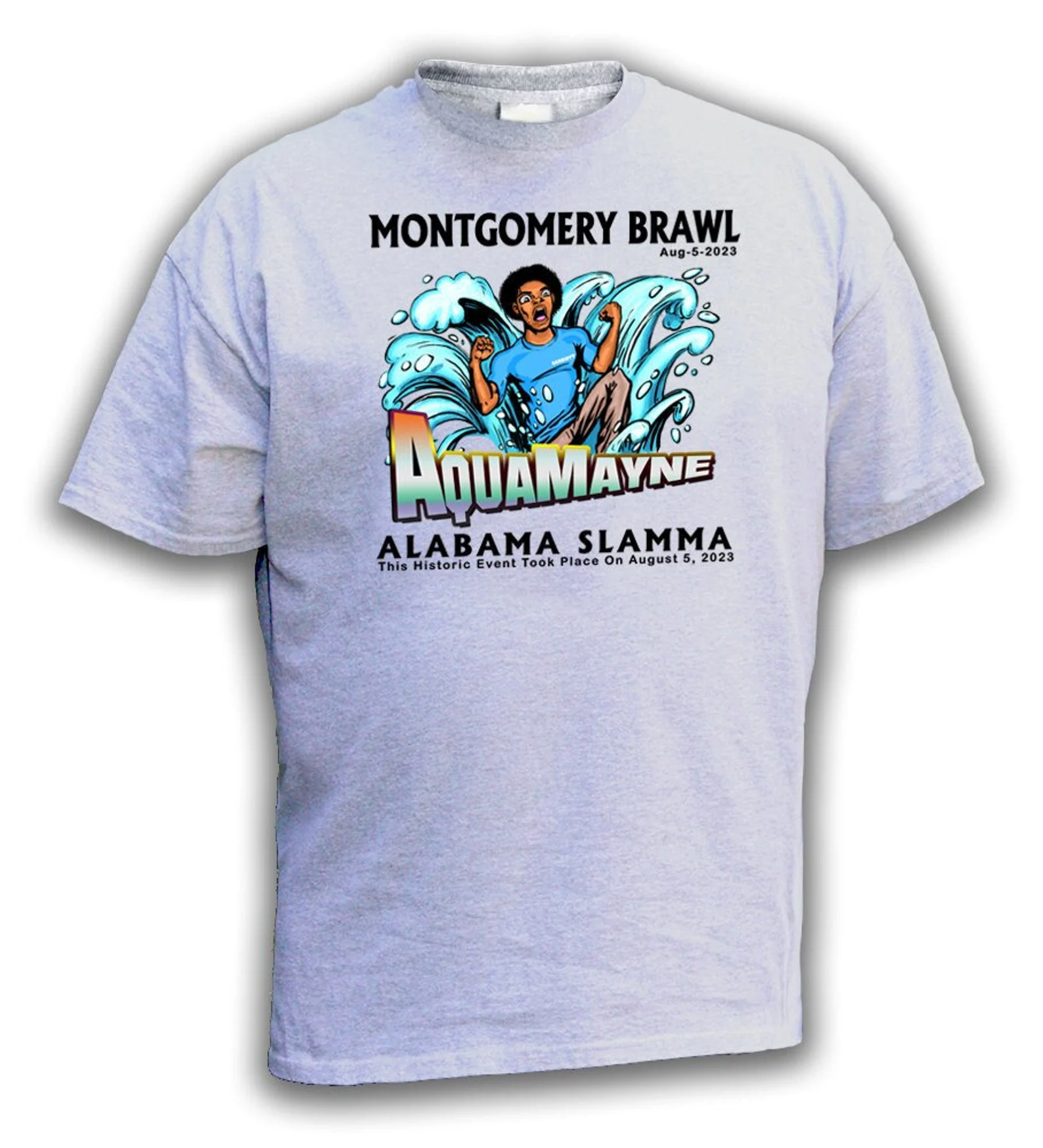 Deluxe AquaMayne Dock Hero T-shirt - Image 2